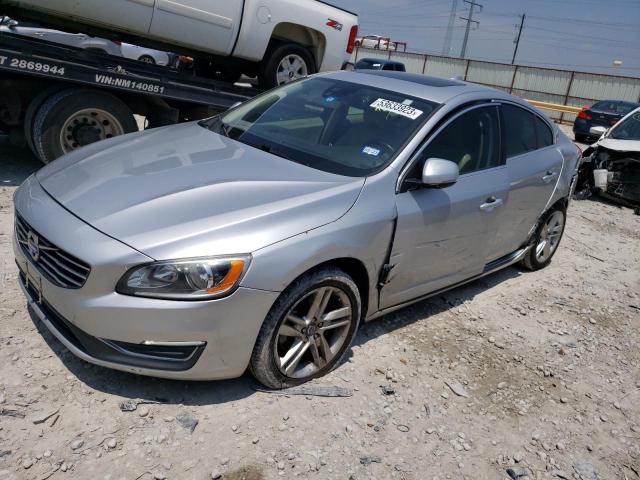 YV140MFD1F1318841 - 2015 VOLVO S60 PLATINUM SILVER photo 1