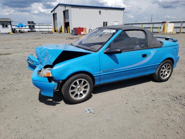 JG1MR3363MK617579 - 1991 GEO METRO LSI SPRINT CL BLUE photo 1