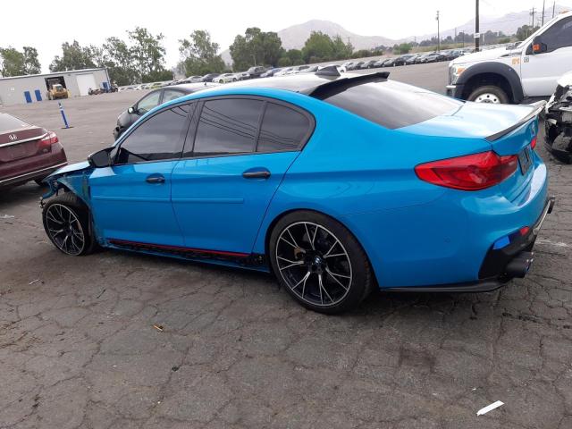 WBSJF0C50KB448698 - 2019 BMW M5 TURQUOISE photo 2