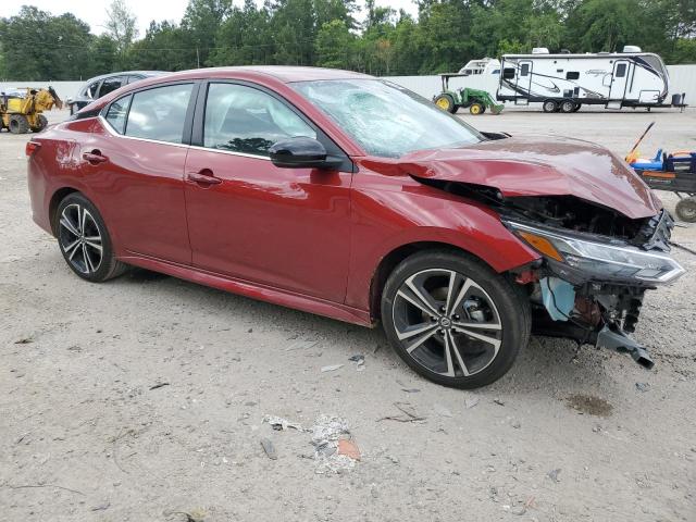 3N1AB8DV8PY233436 - 2023 NISSAN SENTRA SR BURGUNDY photo 4