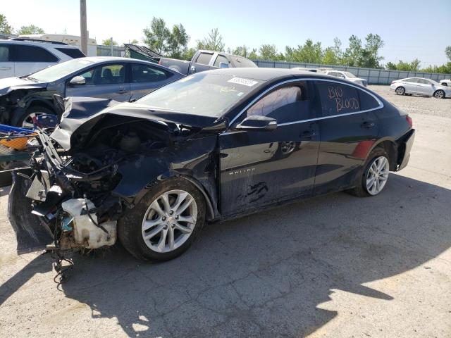 1G1ZD5ST2JF267910 - 2018 CHEVROLET MALIBU LT BLACK photo 1