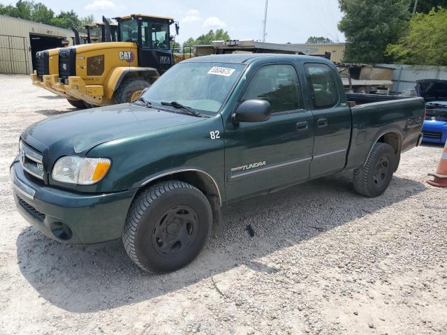 5TBBT44103S419356 - 2003 TOYOTA TUNDRA ACCESS CAB SR5 GREEN photo 1