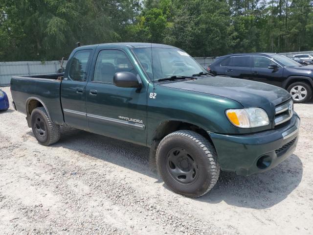 5TBBT44103S419356 - 2003 TOYOTA TUNDRA ACCESS CAB SR5 GREEN photo 4