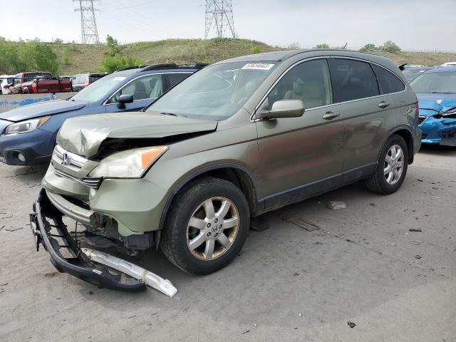 JHLRE48767C028270 - 2007 HONDA CR-V EXL GREEN photo 1