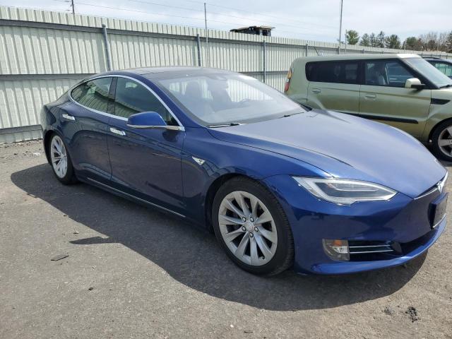 5YJSA1E2XGF158802 - 2016 TESLA MODEL S BLUE photo 4
