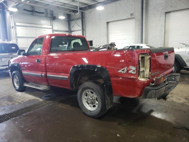 1GCGK24U4YE217180 - 2000 CHEVROLET SILVERADO K2500 RED photo 2