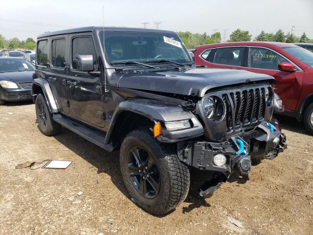 1C4JJXP61MW858021 - 2021 JEEP WRANGLER U SAHARA 4XE GRAY photo 4
