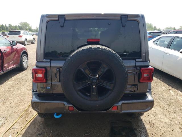 1C4JJXP61MW858021 - 2021 JEEP WRANGLER U SAHARA 4XE GRAY photo 6