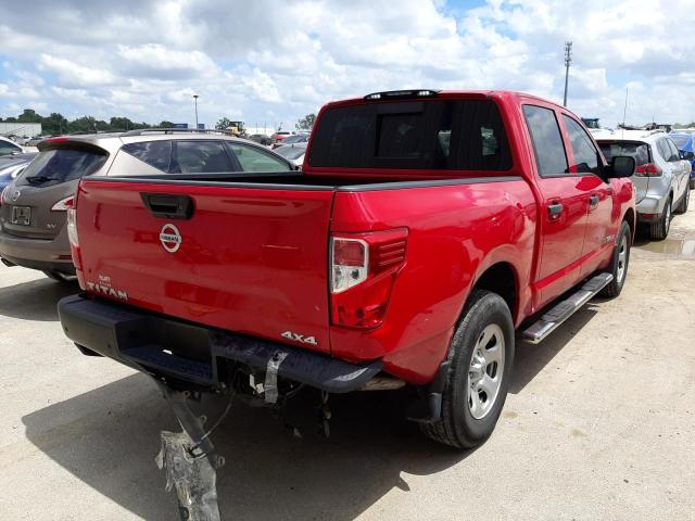 1N6AA1EC9LN504643 - 2020 NISSAN TITAN S RED photo 3