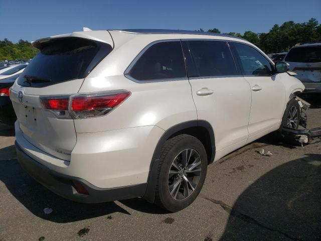 5TDJKRFH9GS505378 - 2016 TOYOTA HIGHLANDER XLE Սպիտակ լուսանկար 3