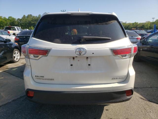5TDJKRFH9GS505378 - 2016 TOYOTA HIGHLANDER XLE Սպիտակ լուսանկար 6