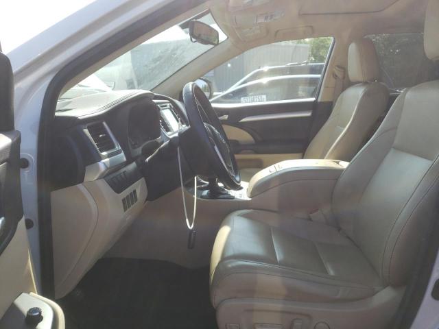 5TDJKRFH9GS505378 - 2016 TOYOTA HIGHLANDER XLE Սպիտակ լուսանկար 7
