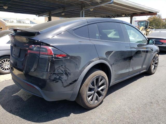 7SAXCAE56PF376149 - 2023 TESLA MODEL X BLACK photo 3