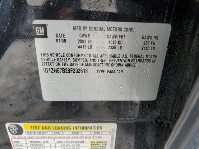 1G1ZH57B28F202618 - 2008 CHEVROLET MALIBU 1LT 黑色 照片 13