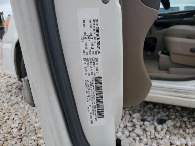 2C4RC1CG1DR667782 - 2013 CHRYSLER TOWN & COU TOURING L WHITE photo 13