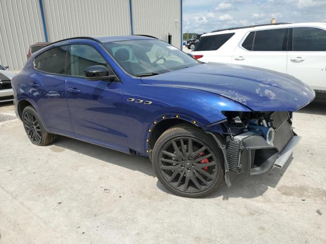 ZN661XUA3MX357798 - 2021 MASERATI LEVANTE BLUE photo 4