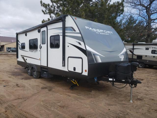 4YDT22928MK417204 - 2021 KEYSTONE PASSPORT WHITE photo 1