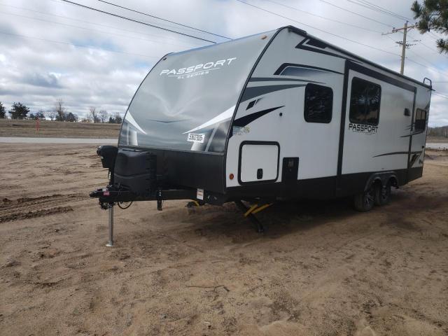4YDT22928MK417204 - 2021 KEYSTONE PASSPORT WHITE photo 2