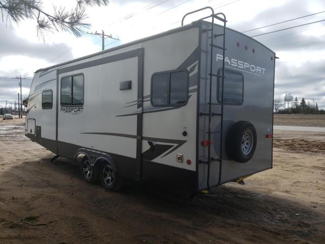 4YDT22928MK417204 - 2021 KEYSTONE PASSPORT WHITE photo 3