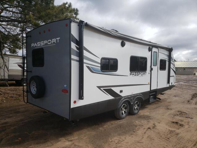 4YDT22928MK417204 - 2021 KEYSTONE PASSPORT WHITE photo 4