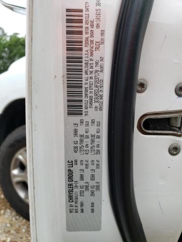 3C6UR5DL0FG537178 - 2015 RAM 2500 SLT თეთრი ფოტო 12