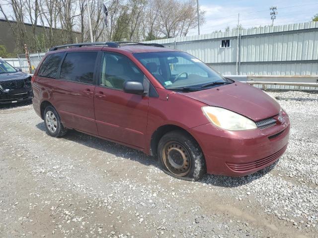 5TDZA23C44S184285 - 2004 TOYOTA SIENNA CE RED photo 4