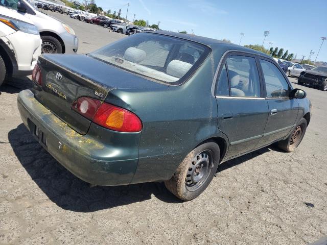 1NXBR12E21Z456262 - 2001 TOYOTA COROLLA CE GREEN photo 3