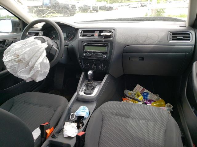 3VW2K7AJ3BM358080 - 2011 VOLKSWAGEN JETTA BASE Արծաթագույն լուսանկար 9