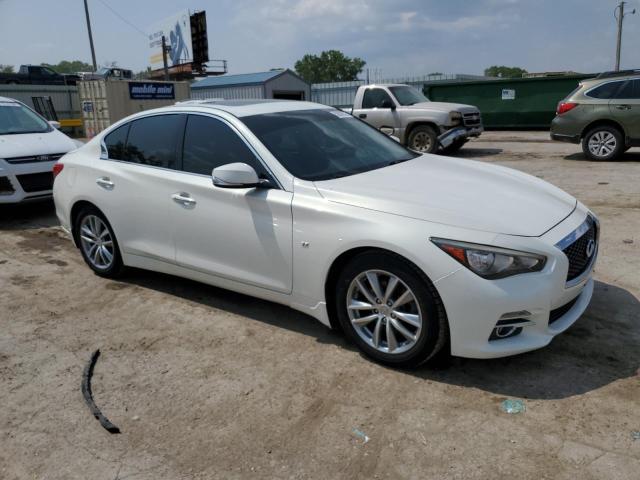 JN1BV7APXFM347340 - 2015 INFINITI Q50 BASE WHITE photo 4