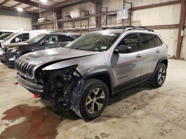 1C4PJMBS1HD217725 - 2017 JEEP CHEROKEE TRAILHAWK GRAY photo 1