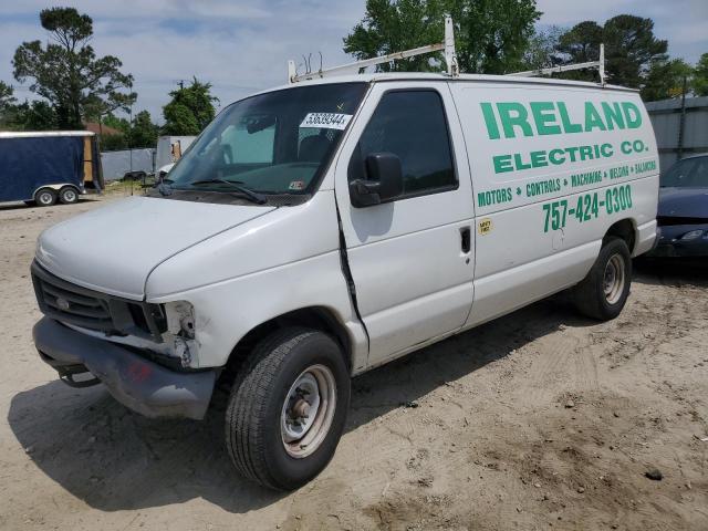 1FTNE24W86DB34239 - 2006 FORD ECONOLINE E250 VAN WHITE photo 1