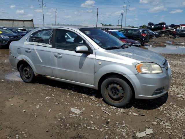 KL1TD56647B055700 - 2007 CHEVROLET AVEO BASE GRAY photo 4
