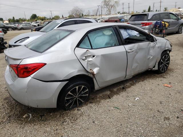 5YFBURHE3HP622255 - 2017 TOYOTA COROLLA L SILVER photo 3