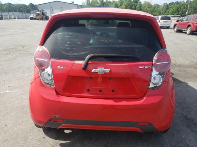 KL8CD6S98DC514742 - 2013 CHEVROLET SPARK 1LT RED photo 6