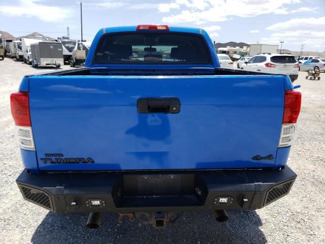 5TFDV54178X077745 - 2008 TOYOTA TUNDRA CREWMAX BLUE photo 6