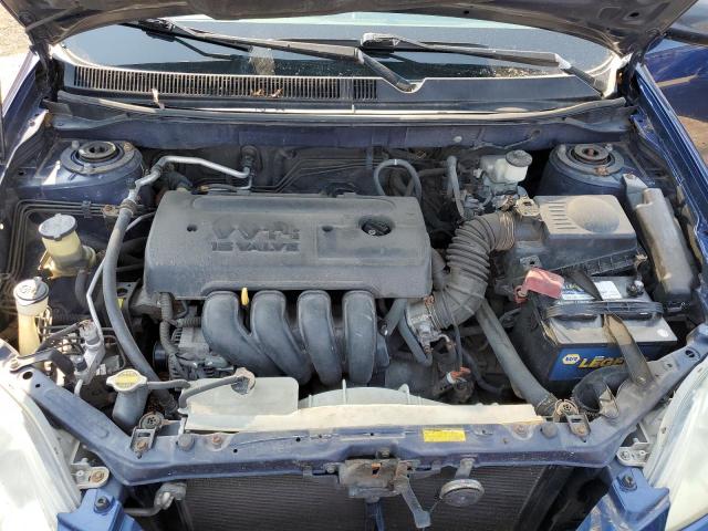 2T1KR30E37C658729 - 2007 TOYOTA COROLLA MA XR BLUE photo 11
