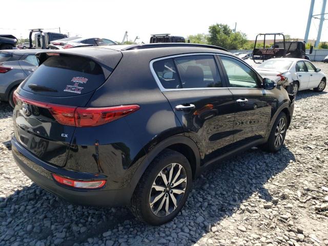 KNDPNCAC7J7369554 - 2018 KIA SPORTAGE EX BLACK photo 3