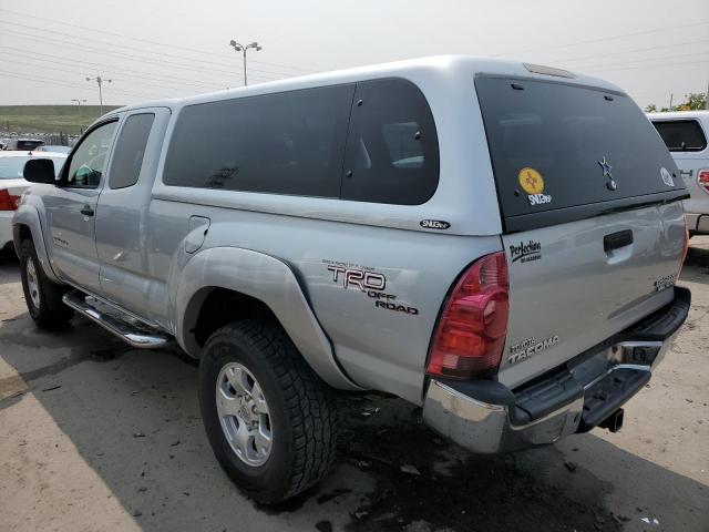 5TETU62N35Z080219 - 2005 TOYOTA TACOMA PRERUNNER ACCESS CAB SILVER photo 2