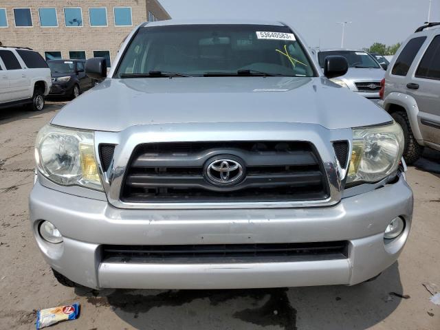 5TETU62N35Z080219 - 2005 TOYOTA TACOMA PRERUNNER ACCESS CAB SILVER photo 5