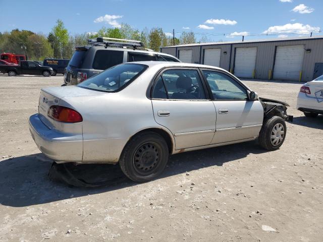 2T1BR12E72C555646 - 2002 TOYOTA COROLLA CE SILVER photo 3