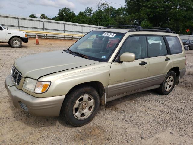 JF1SF65501H763983 - 2001 SUBARU FORESTER S GREEN photo 1