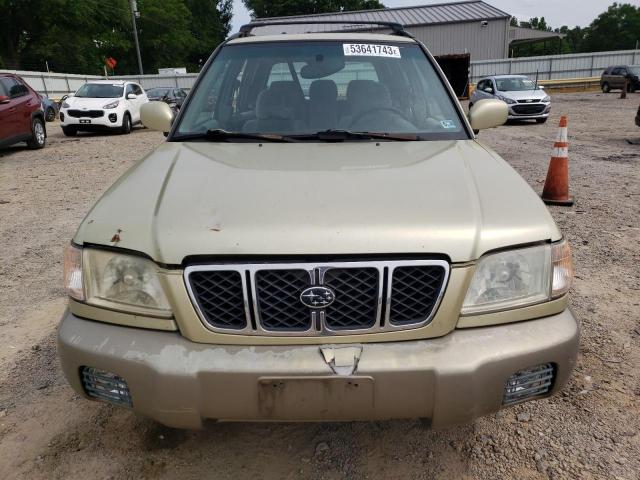 JF1SF65501H763983 - 2001 SUBARU FORESTER S GREEN photo 5