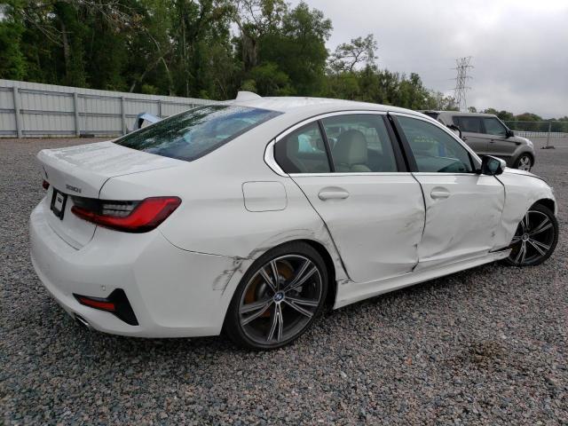 3MW5R1J01M8B94224 - 2021 BMW 330I WHITE photo 3