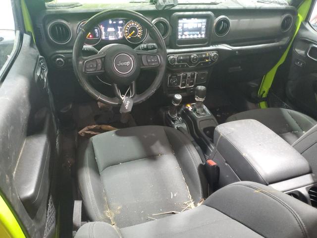 1C4HJXDNXMW819955 - 2021 JEEP WRANGLER SPORT მწვანე ფოტო 8