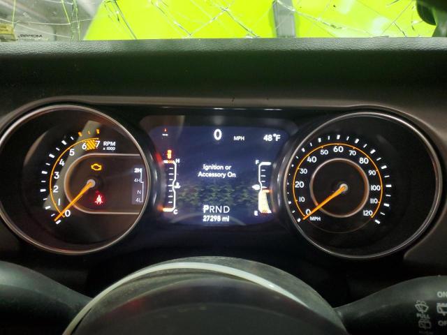 1C4HJXDNXMW819955 - 2021 JEEP WRANGLER SPORT მწვანე ფოტო 9