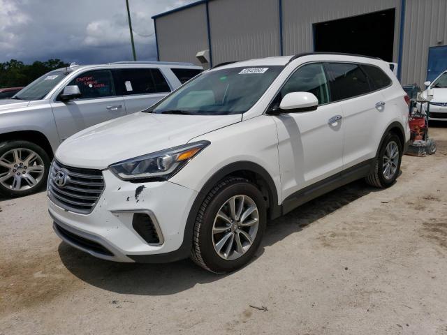 KM8SM4HF9HU184352 - 2017 HYUNDAI SANTA FE SE WHITE photo 1