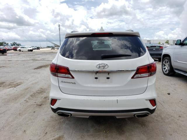 KM8SM4HF9HU184352 - 2017 HYUNDAI SANTA FE SE WHITE photo 6