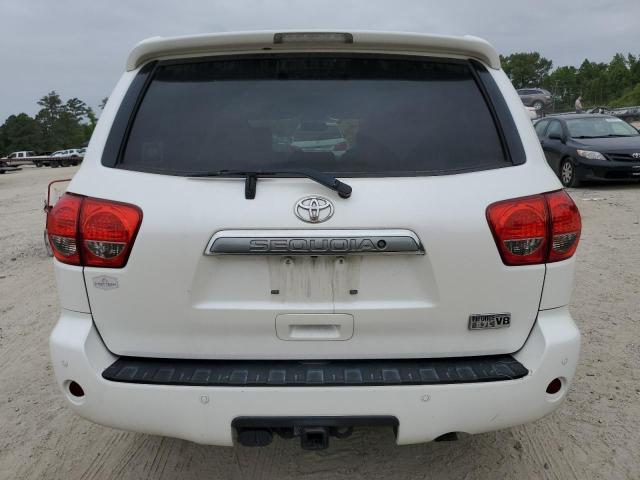 5TDDY5G17ES107511 - 2014 TOYOTA SEQUOIA PLATINUM WHITE photo 6