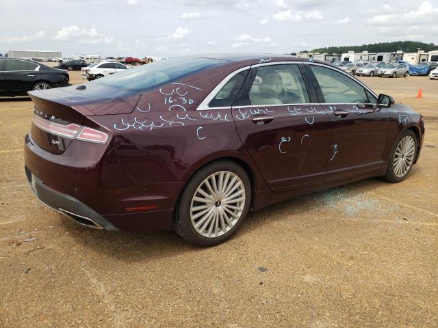 3LN6L5E9XHR615121 - 2017 LINCOLN MKZ RESERVE ბურგუნდია ფოტო 3