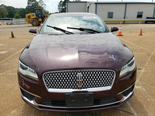 3LN6L5E9XHR615121 - 2017 LINCOLN MKZ RESERVE ბურგუნდია ფოტო 5
